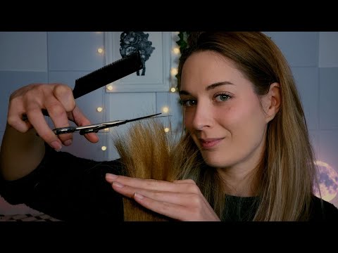 ASMR | Relaxing Haircut Roleplay | Realistic Sounds | Soft Spoken