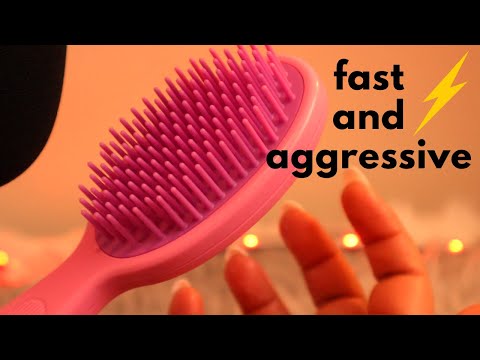 ASMR | 10 + Somewhat Fast and Aggressive Triggers (Mic Cover Swirling, Tapping, etc)  - No Talking
