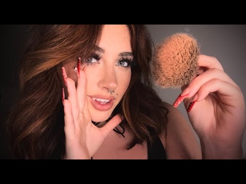 Gossip Queen Pampers You ASMR (Face Brushing, Eyebrow Plucking, Face Rolling, Etc)
