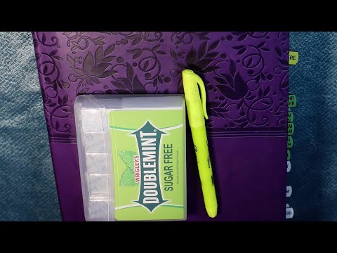 BIBLE READING VERSE PSALM 29 ASMR CHEWING DOUBLEMINT GUM