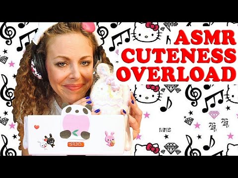 Cute Girly Stuff ASMR – Binaural SR3D Whispering Unboxing a Kawaii Box