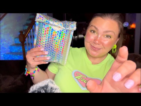ASMR| ETSY HAUL🫶🏼💄(Supporting Small Businesses) tapping/whispering