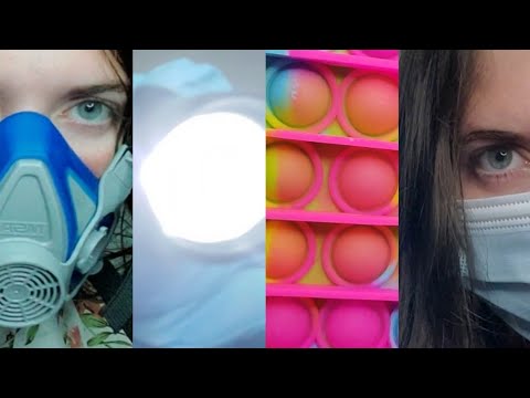 Lens Covering, Mouth Sounds, Tapping, Gloved and Masked, Etc ASMR 😌