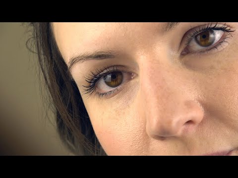 ASMR Face Exam Roleplay - touching, brushing, follow the light