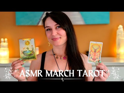 ASMR Tarot Reading For March 2023 for All Zodiac Signs SOFT SPOKEN