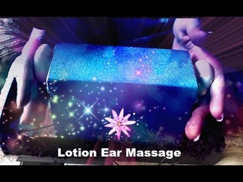 ASMR 3D Lotion Ear Massage -NO TALKING, Ear Stroking, Tingly!