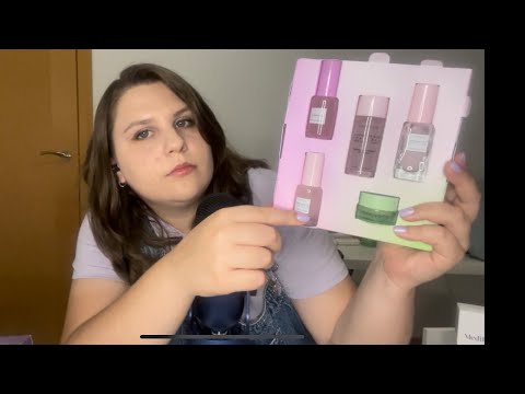 ASMR unboxing maquillaje y skincare
