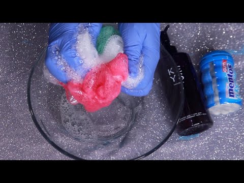 Keys Body Hand Wash XMAS Sponge ASMR Gloves Soap Suds Sounds Chewing Gum