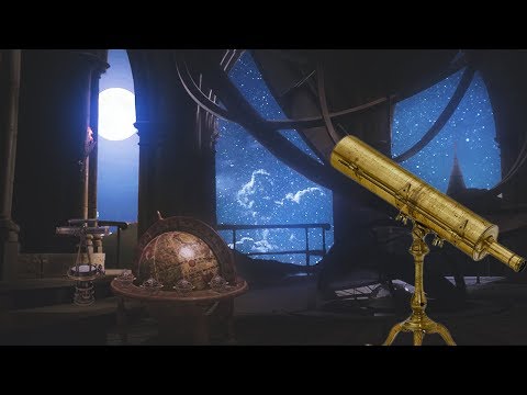 Astronomy Tower [ASMR] ⚡ Harry Potter Ambience ⋄ Hogwarts ⋄
