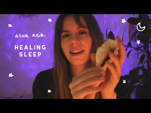 healing energy cleanse for deep sleep | chakra balancing + guided meditation | ASMR REIKI