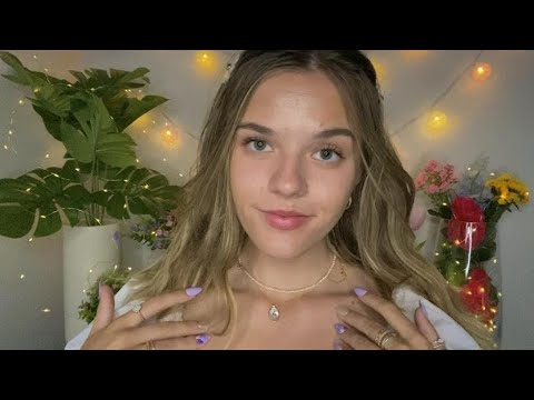 ASMR Counting You Down To Sleep 💤 (face touching, guided breathing, close whispers, etc)