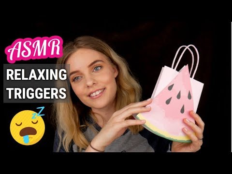 ASMR Relaxing Triggers - Whispers, Tapping, Crinkles