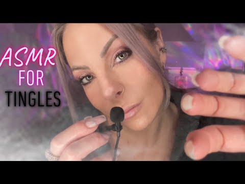 ASMR Comforting Face Touching With Close Clicky Whispering To Get TINGLES & Help You RELAX