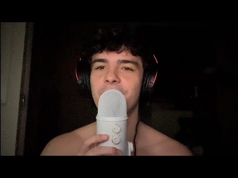 ASMR Mouth Sounds and Mic Gripping :))))