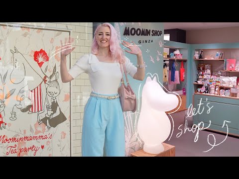 ASMR let's shop ✨ at the Moomin store in Japan!