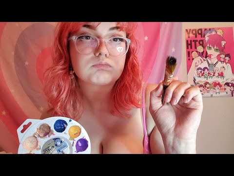 ASMR Painting (You are the Canvas!) [Mouth Sounds/Foley]
