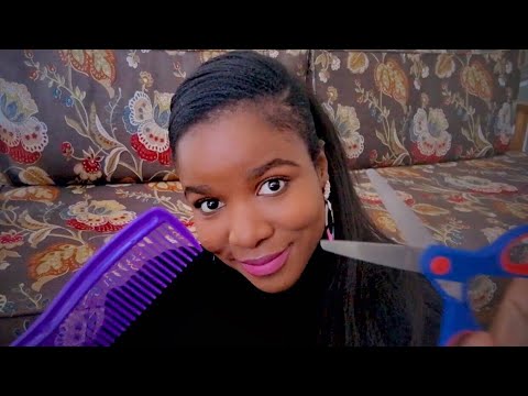 ASMR HAIRCUT  w/ Lots of Personal Attention! (Xhosa + English Roleplay) 💇‍♀️💇✂️😴✨