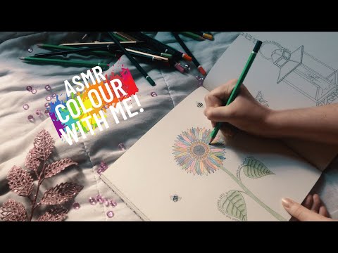 ASMR Colouring A Rainbow Flower For Pride Month 🌻🏳️‍🌈