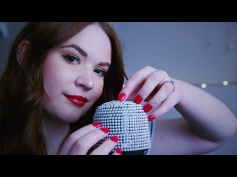 [ASMR] 🌟💎30+ min Gentle Beaded Mic Scratching & Tapping (NO TALKING)