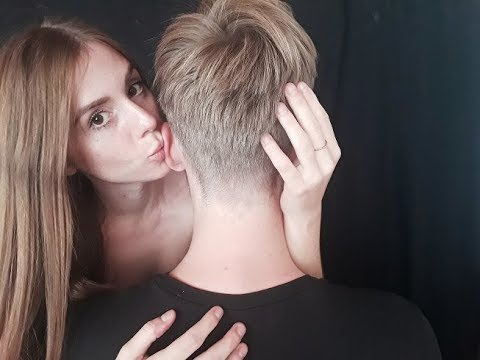 ASMR with my BOYFRIEND part 2 (kissing, massage, stroking) whispering