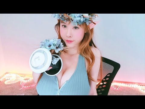 ASMR Elf Girl Heartbeat Sounds for Relaxation... Listen to My Heart Beating