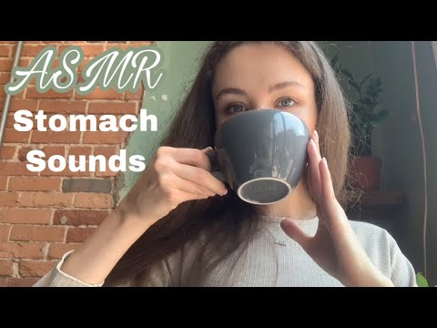 ASMR | STOMACH SOUNDS | STOMACH GROWLING DURING EATING IN COFFEE ☕️ SHOP