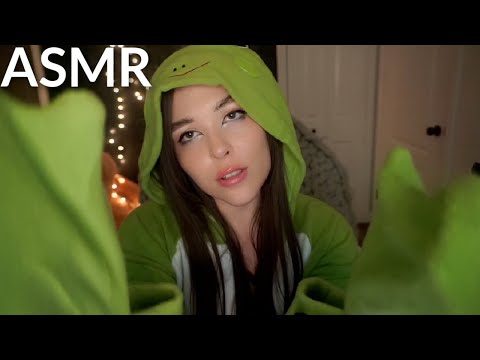 ASMR Frog Girl Helps You Relax, Tapping, Scratching, Purring
