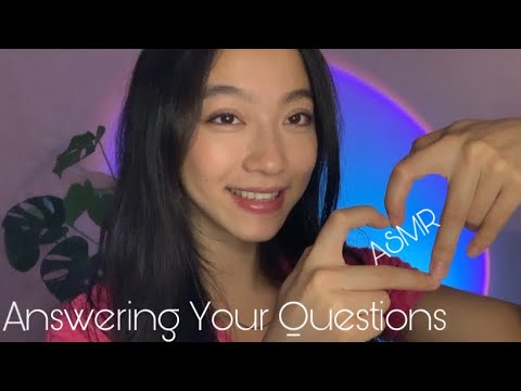 ASMR Answering Your Questions About Me 🤔 (10K Special Pt. 1) 잠들 수 있도록 도와주세요 | 放鬆入睡