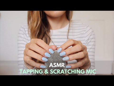 ASMR Tapping & Scratching Blue Yeti Mic | No Talking