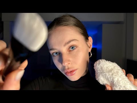 ASMR Ultimate Relaxing Spa Facial Treatment ♡ | Scalp Massage, Skincare, Haircut & Layered Sounds