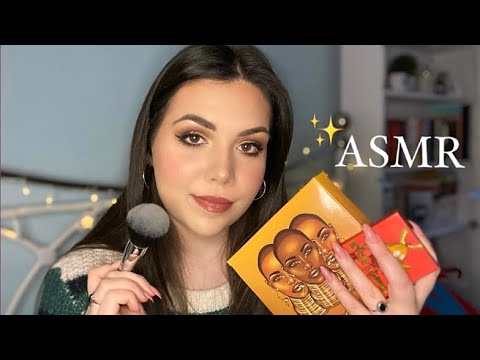ASMR | DOING YOUR MAKE-UP 💄✨ (personal attention + tapping)