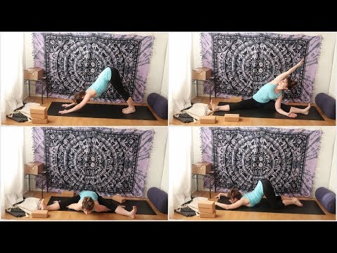 YOGA ASMR - Watch me Practice Yoga - Asana Demonstration and Whispering