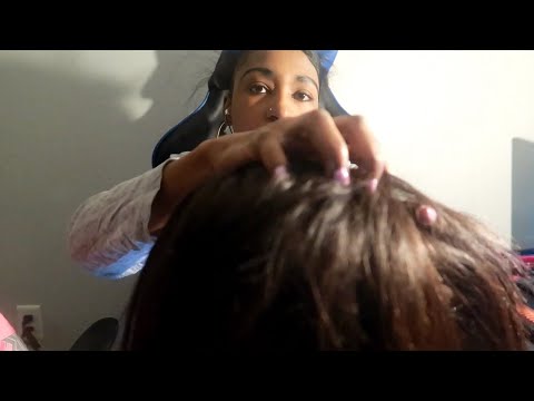 ASMR - Head Massage and Hair Brushing