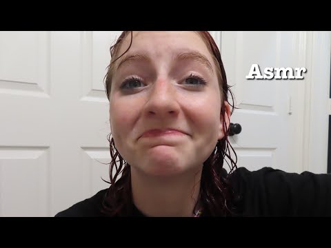 ASMR: night time routine (shower, calming)