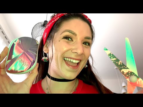 ASMR Beauty Salon - CraziMi Wants to Cut Your Hair (very spontaneous, very short) RP, German/Deutsch