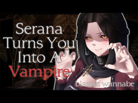 ASMR ♡ Serana turns you and confesses her love ♡ [F4M] | Skyrim Roleplay [♡Binaural♡] [♡Ear Eating♡]