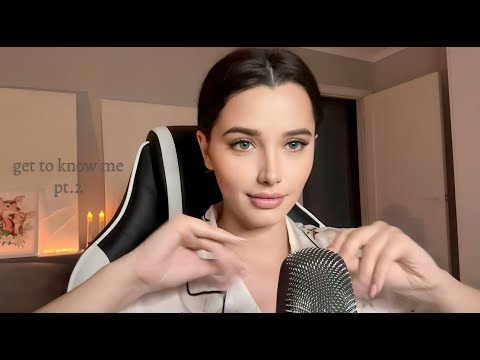 ASMR get to know me / whispered Q&A pt.2 / Personal questions