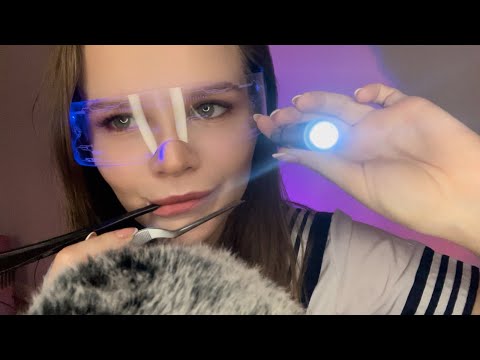Asmr 🌙 UpClosed Checking Lice On You and Mic