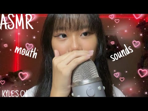 ASMR mouth sounds and inaudible whispering🌹💋(Kyle’s CV)