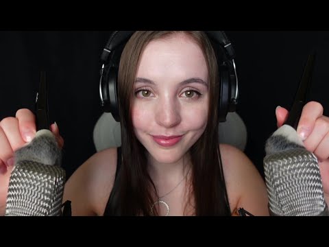 ASMR Brushing and Mouth sounds ✨ Close up and Tingly ✨