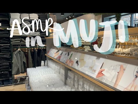 public asmr: come to MUJI with me!