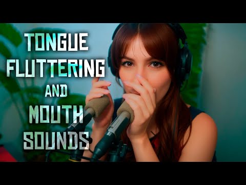 ASMR Tongue Fluttering and Mouth Sounds 💎 No Talking