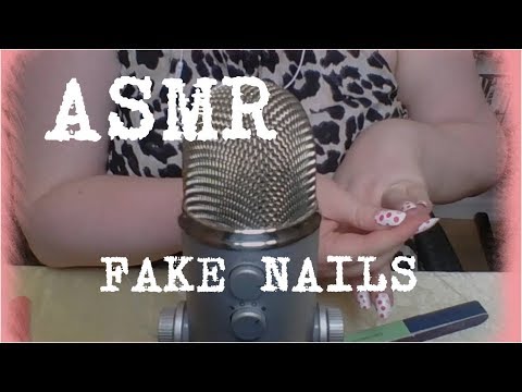 ASMR Shaping Fake Nails [No Talking]