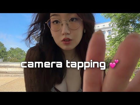 1 MINUTE ASMR | Outdoor Camera Tapping 😎🏝️ fast & aggressive, SO CALMING 😴