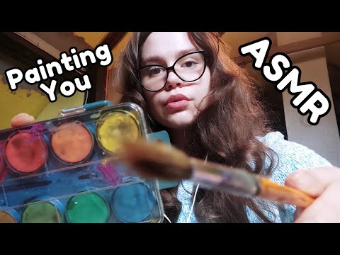 ASMR Painting You In 2 Mins | You Are My Canvas 🖍🎨 (FAST)