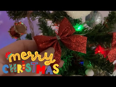 little christmas special ASMR 🎄🌟🤍 tapping, touching items to camera, camera tapping - lofi asmr