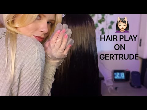 ASMR| Ultimate Hair Play, Hair Brushing, Head/Scalp Massage, Plastic Gloves & Soft Touches
