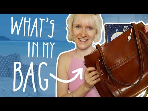 ASMR - What's in my bag? (Tapping, Sticky Sounds... sanfte Stimme)