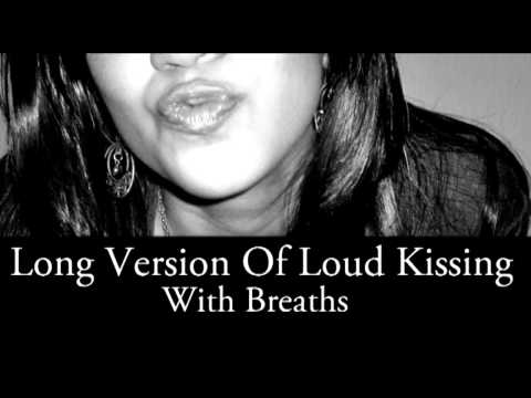 Binaural ASMR Long Version Of Loud Kissing With Breaths, Ear To Ear