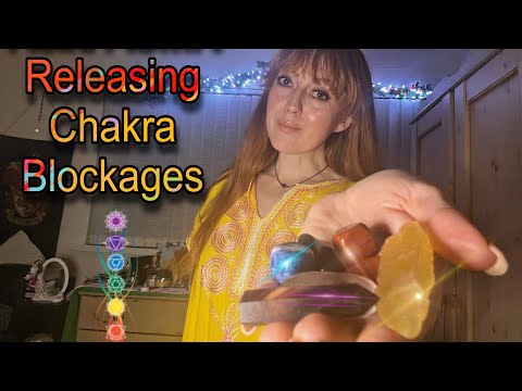 Unblock Your Chakras | Reiki ASMR | Whispers, hand movements, gemstone healing 💎✨